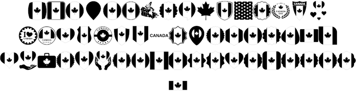 Font Canada Color font插图1