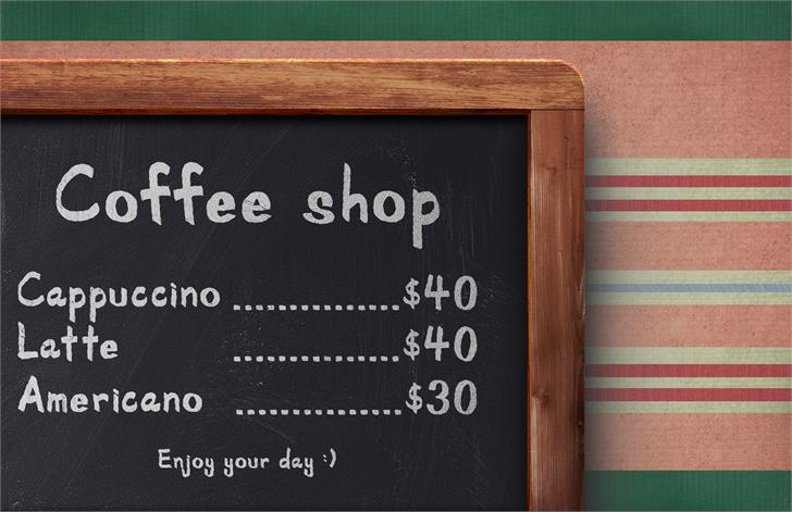 SchoolRules font插图