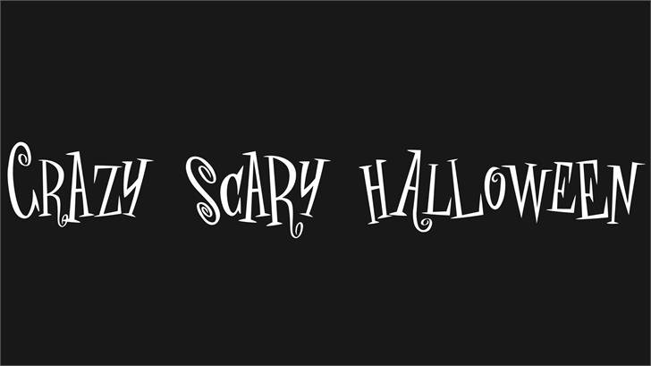 crAZYSCARYhalLowEeN font插图
