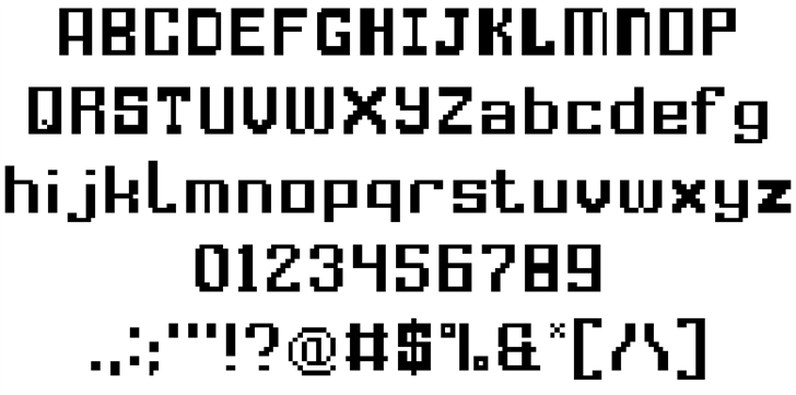 Barndomsfirkante font插图2 Barndomsfirkante font插图2