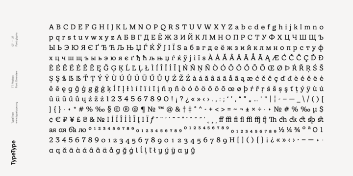 TT Phobos Font Family插图6