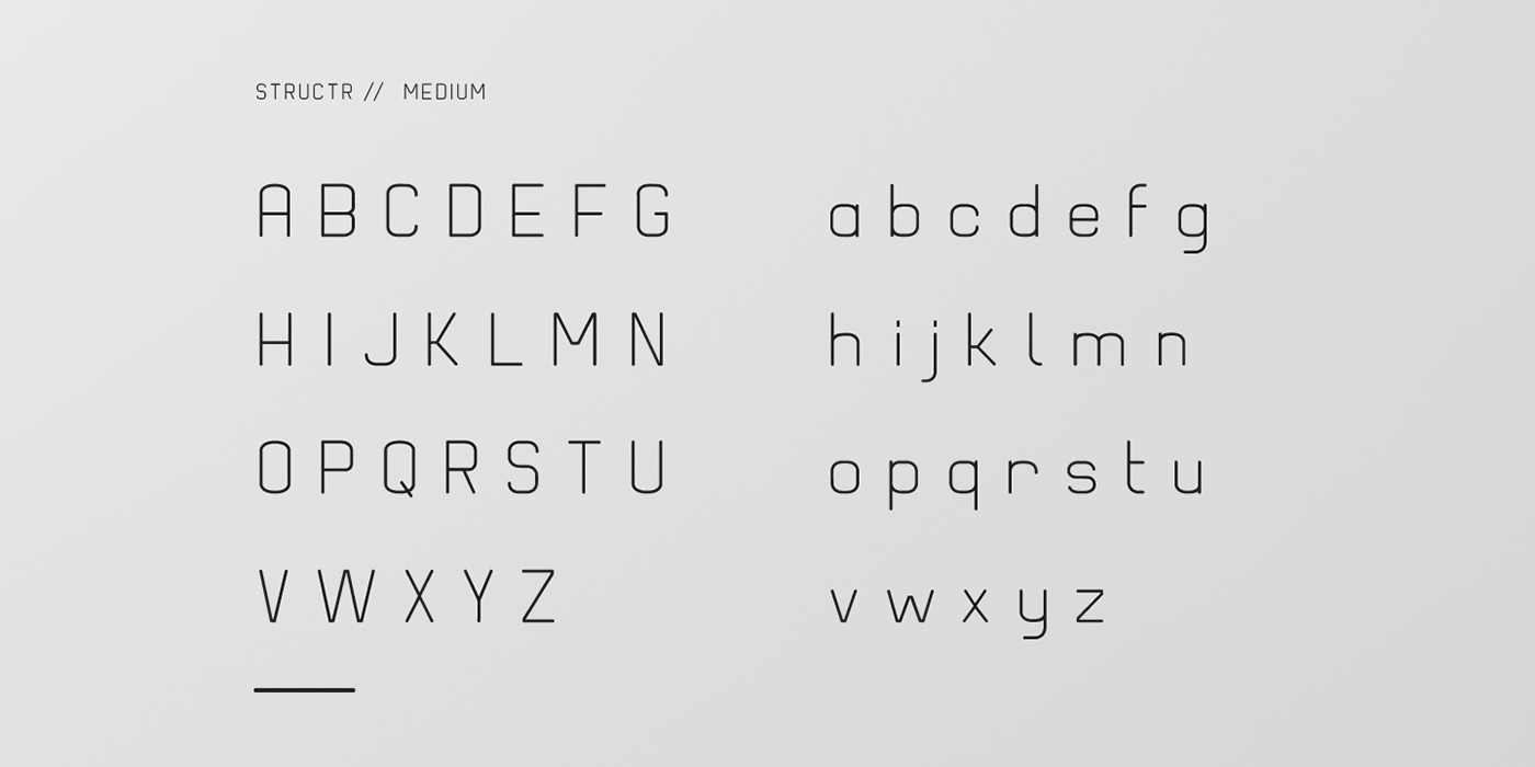 Structr Font Family插图5
