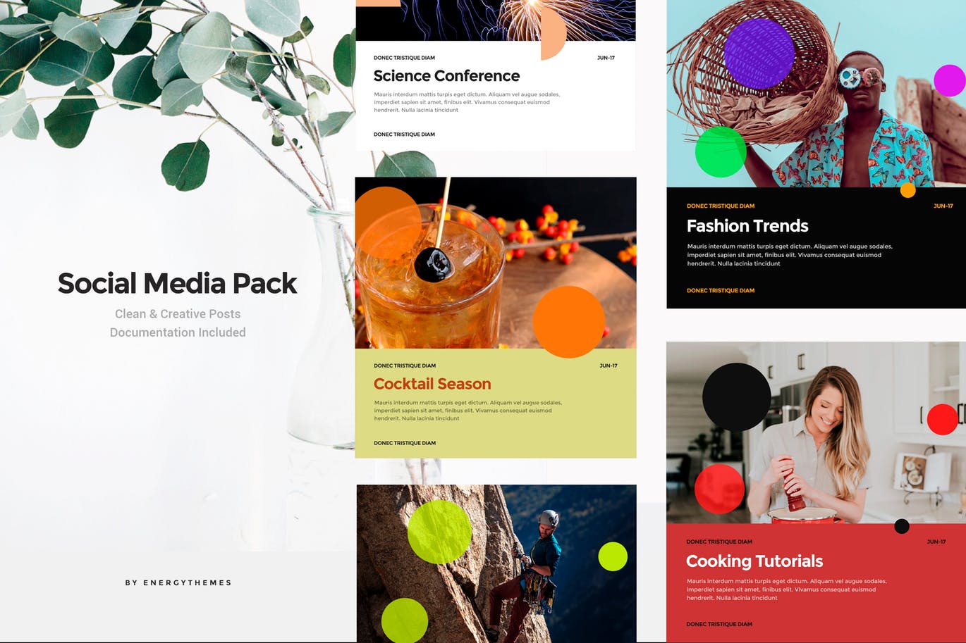 多行业适用社交媒体Banner横幅广告设计模板素材库精选v85 Social Media Banners – Vol85插图