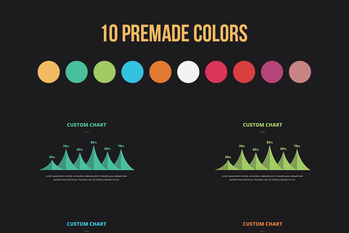 时尚高端多用途的干净优雅简洁且令人印象深刻大数据Powerpoint&Keynote商务幻灯片演示模板（pptx&key）插图(9)