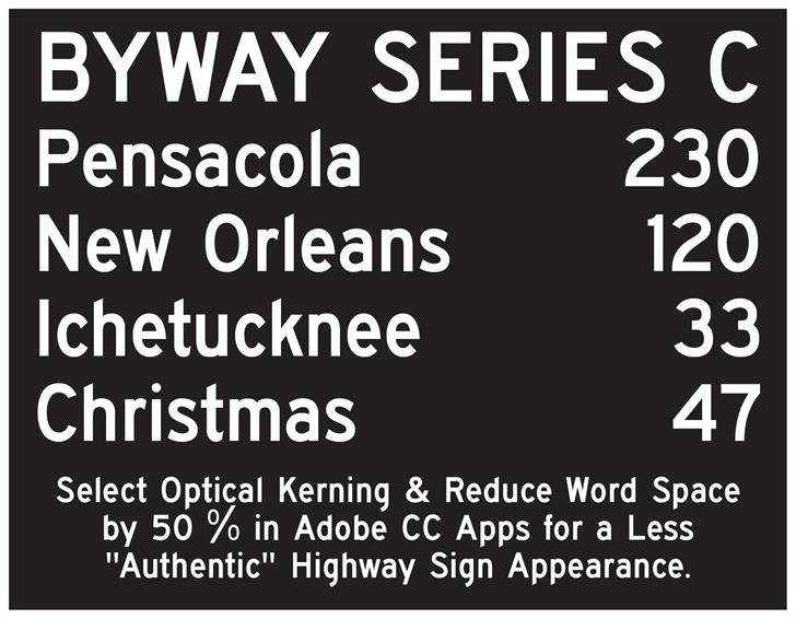 BywayC font插图 BywayC font插图