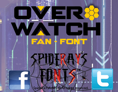 OVERWATCH font插图 OVERWATCH font插图