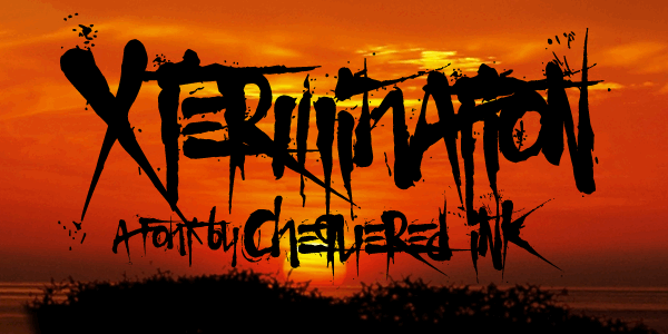 X Termination font插图 X Termination font插图