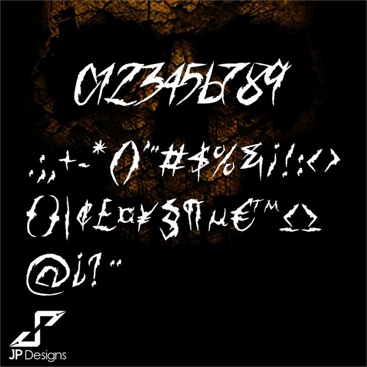 Horror & Dead DEMO font插图