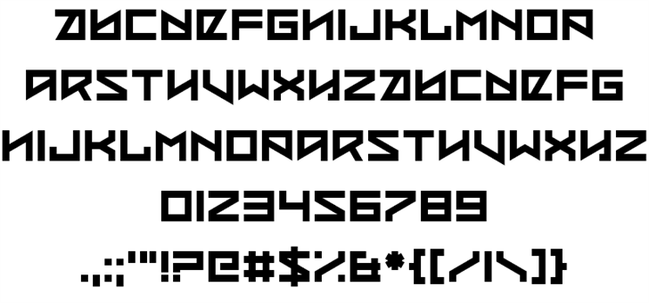 Coded Message font插图1 Coded Message font插图1