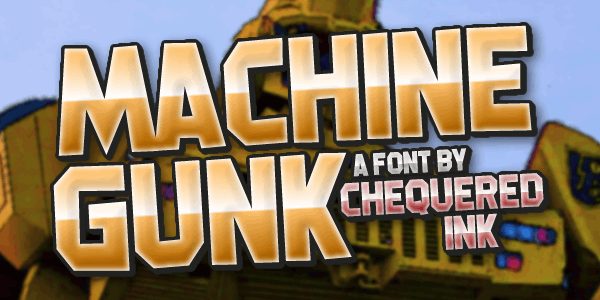 Machine Gunk font插图 Machine Gunk font插图