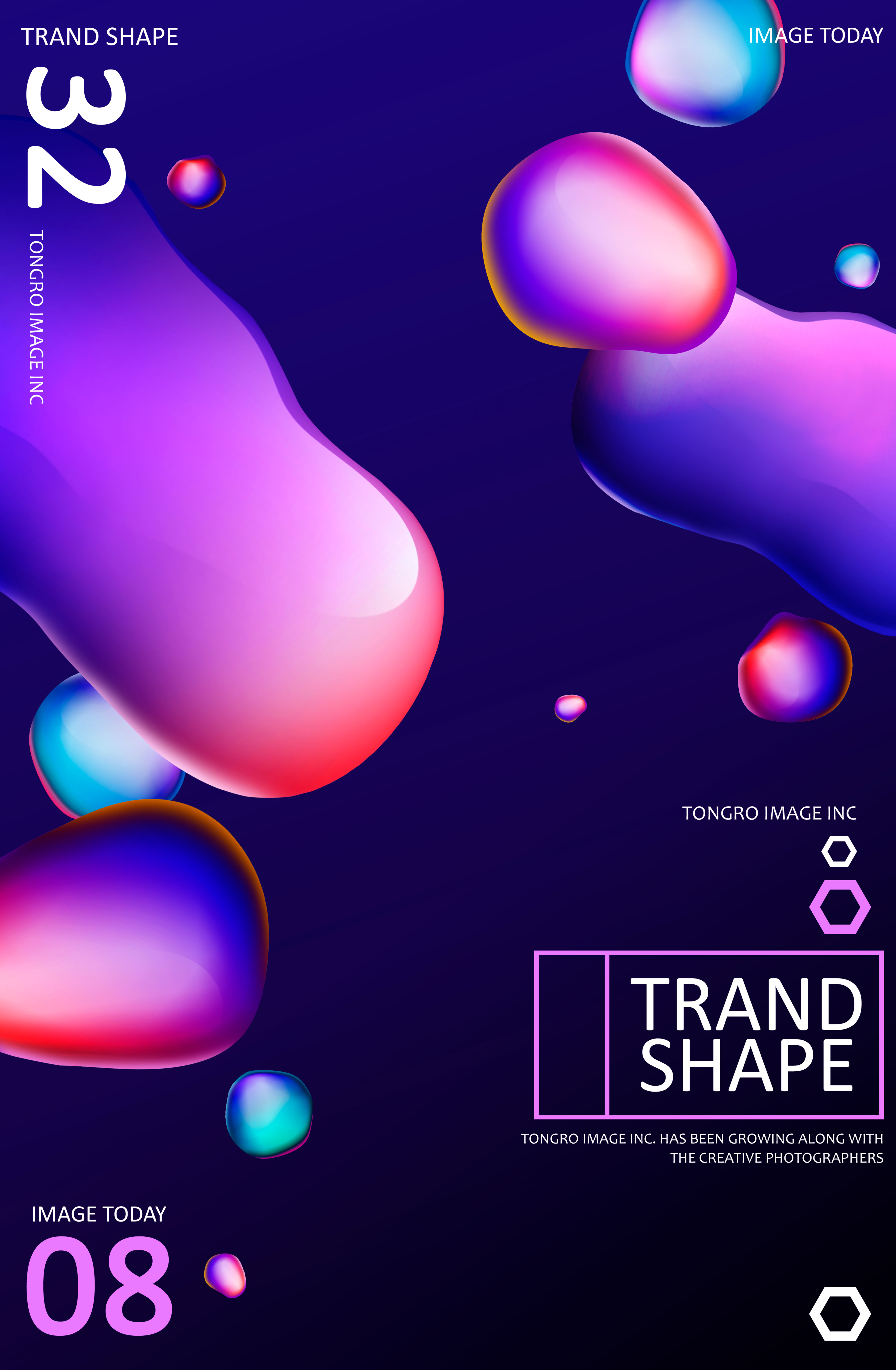 流体渐变色Banner广告创意设计素材套装[PSD]插图(5)