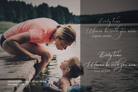 Heavenly – fancy fonts插图4