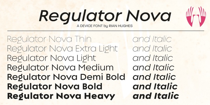 Regulator Nova Font Family插图3