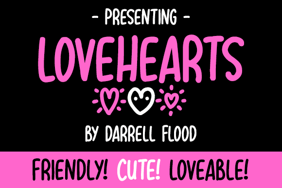 Lovehearts XYZ font插图 Lovehearts XYZ font插图