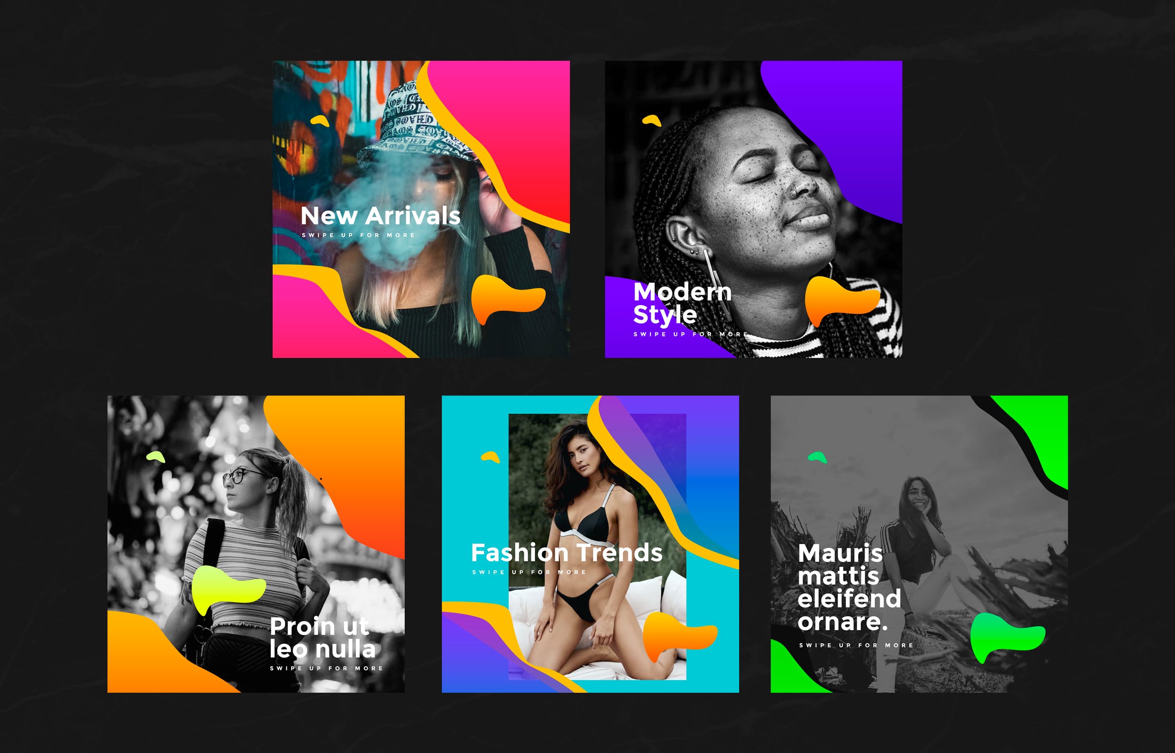 社交媒体平台品牌广告Banner图设计模板v76 Social Media Banners – Vol76插图(1)