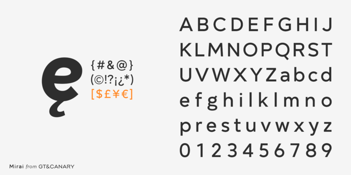 Mirai Font Family插图6