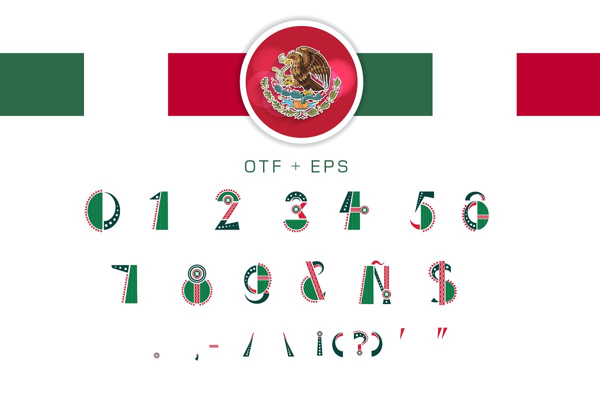 OTF color font Mexifont插图2