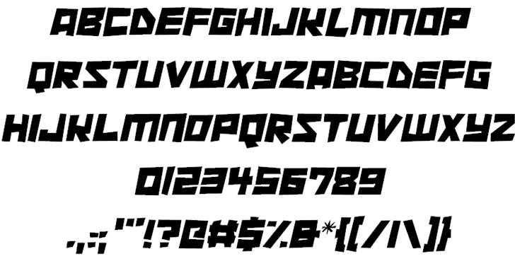 Cutout City font插图2 Cutout City font插图2