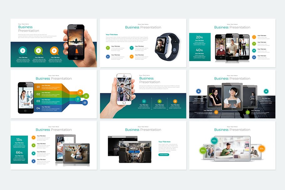 商务风格数据统计分析PPT幻灯片 Yogyakarta Powerpoint插图(18)