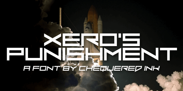 Xero's Punishment font插图 Xero's Punishment font插图