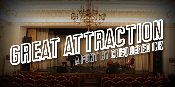 Great Attraction font插图 Great Attraction font插图