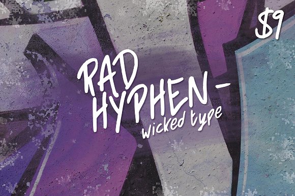 Rad Hyphen Font插图