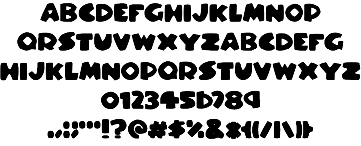 Stompy font插图2 Stompy font插图2