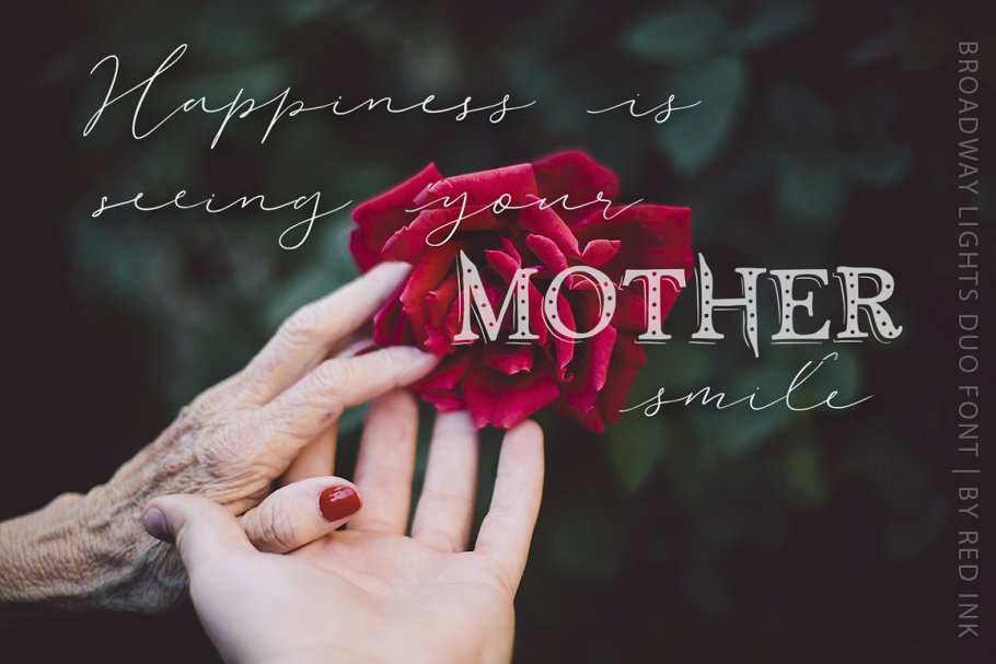 Broadway Lights | Duo Font插图1