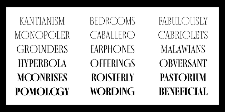 Fino Stencil Font插图2