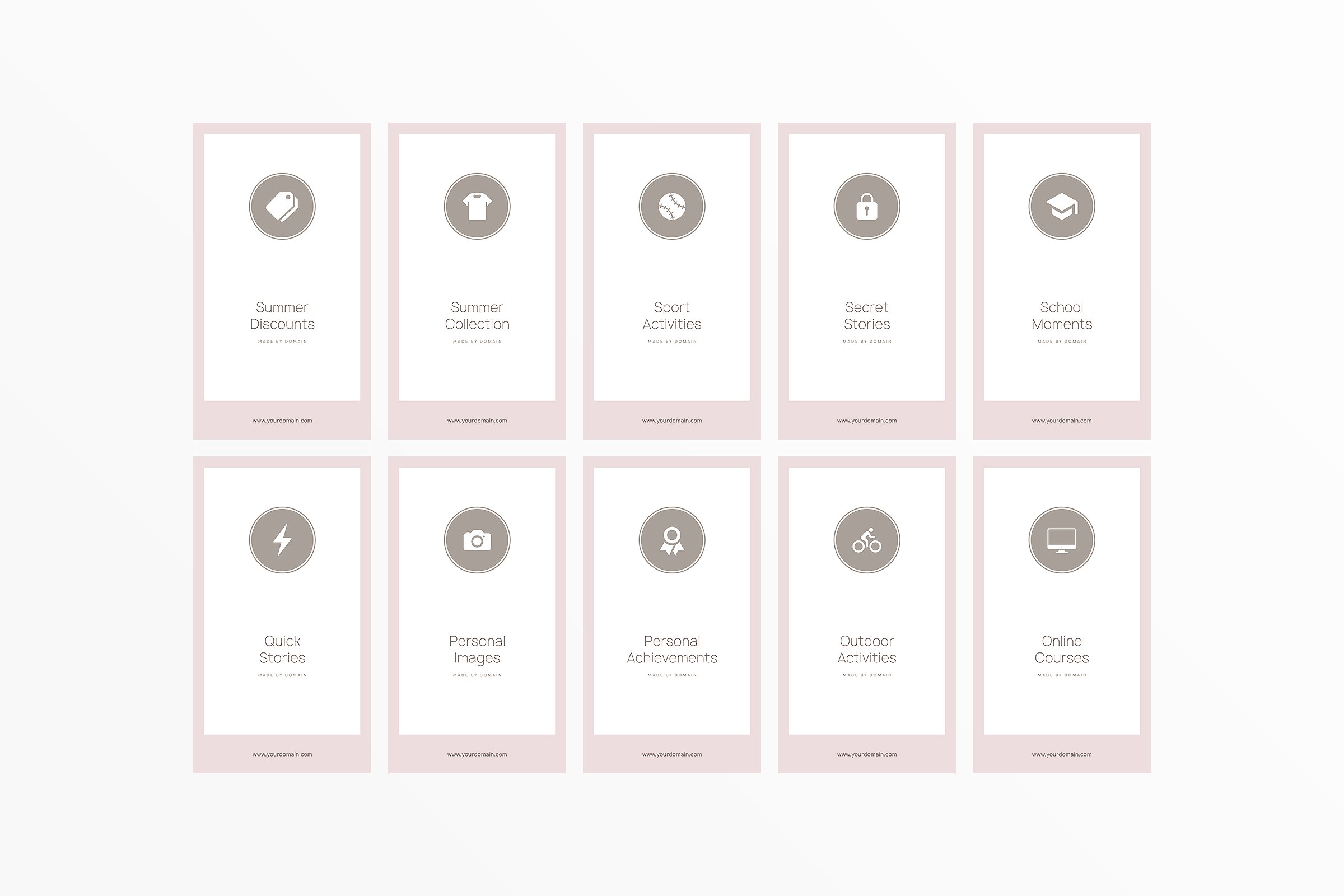 新媒体文章贴图设计模板素材库精选 Austria Instagram Highlights插图(12)