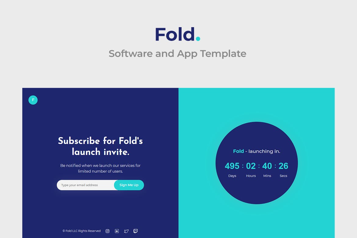基于Bootstrap 4构建的APP应用官网设计HTML5模板素材库精选下载 Fold – Multipurpose Software and App Template插图(2)