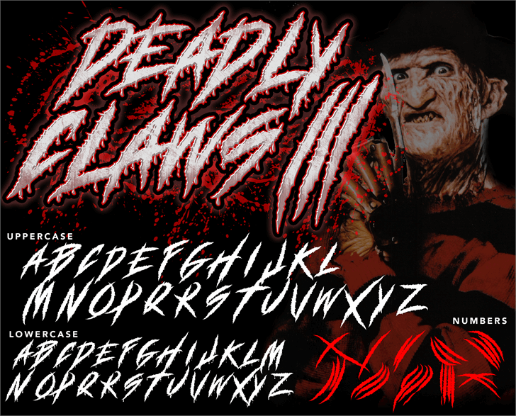 DEADLY CLAWS[ font插图 DEADLY CLAWS[ font插图