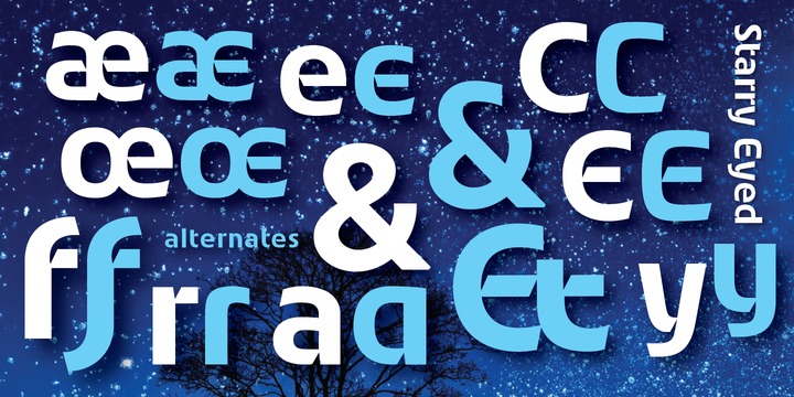 Starry Eyed Font Family插图1