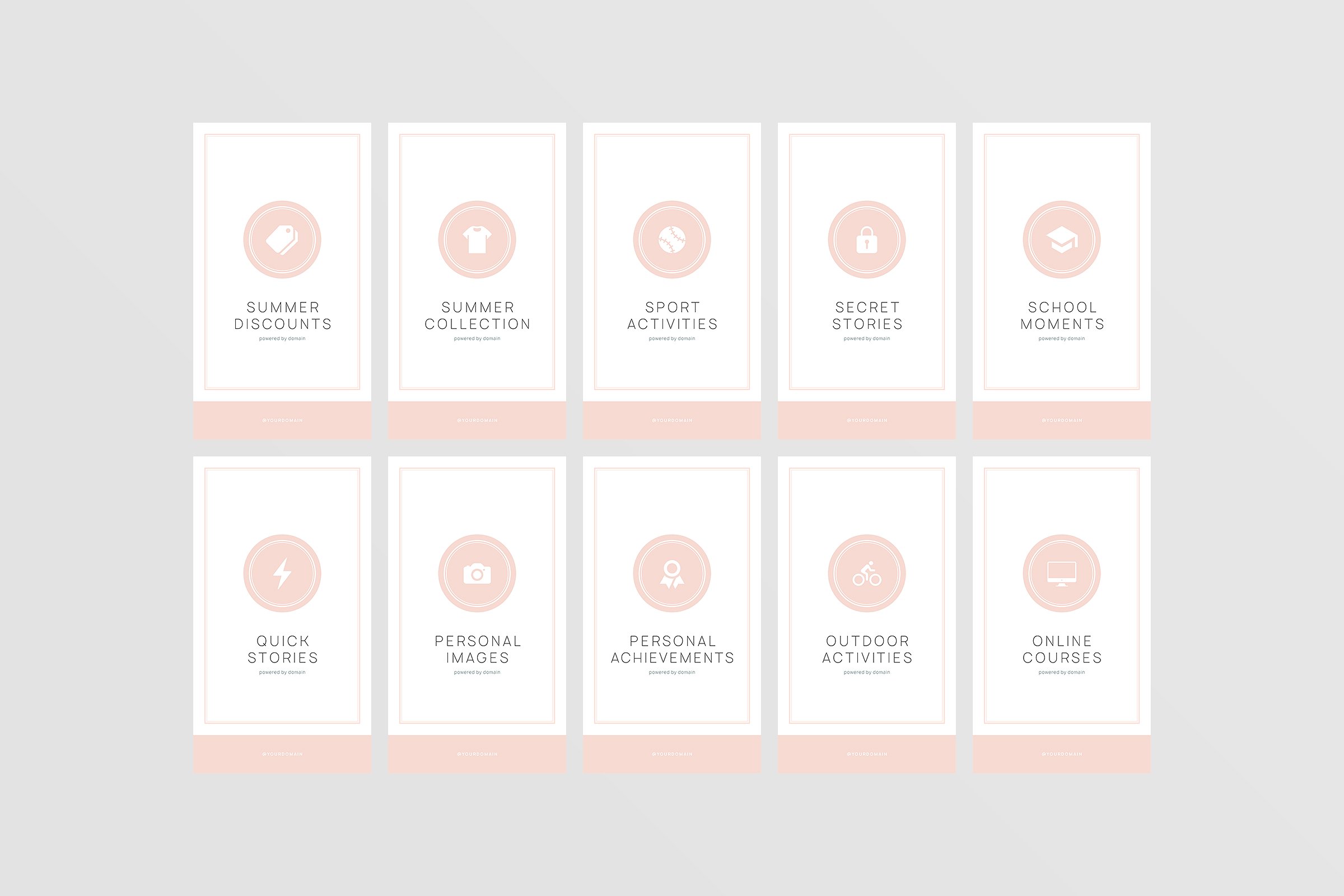 Instagram等新媒体社交媒体文章贴图设计模板素材库精选 Seattle Instagram Highlights插图(24)