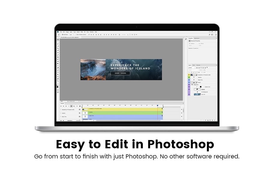实用多用途户外动态广告模板素材库精选合集 Animated Multipurpose Outdoor Ad Set插图(3)