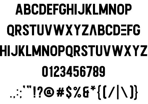 Calvier font插图7 Calvier font插图7