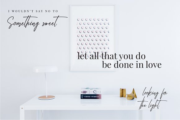 Diandra Signature font插图5