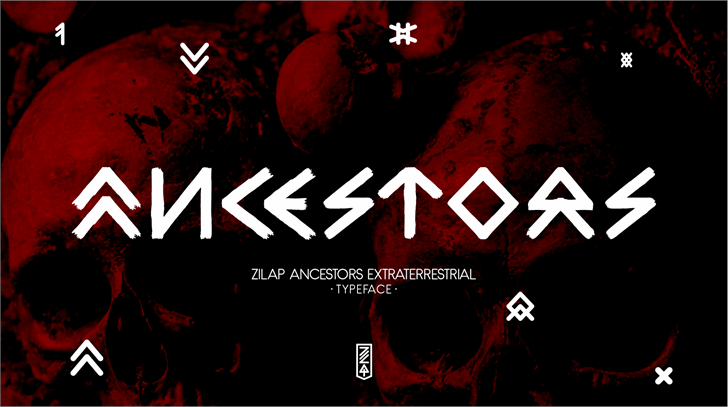 Zilap Extraterrestrial Acestors font插图1 Zilap Extraterrestrial Acestors font插图1