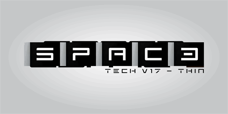 Spac3 – Tech v17 – Italic font插图2 Spac3 – Tech v17 – Italic font插图2