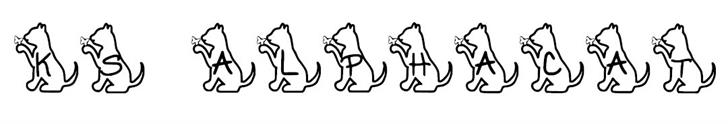 Ks Alphacat font插图1