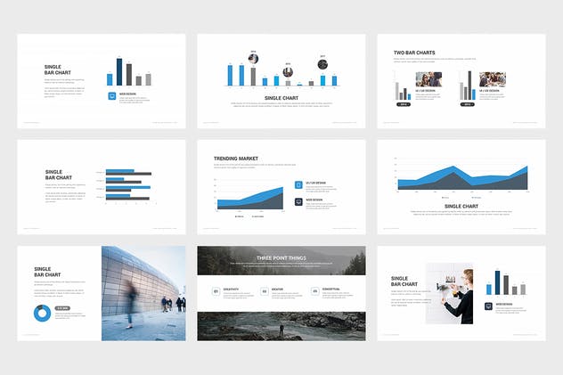 创业企业团队介绍PPT设计模板 Galan : Powerpoint Presentation插图(4)