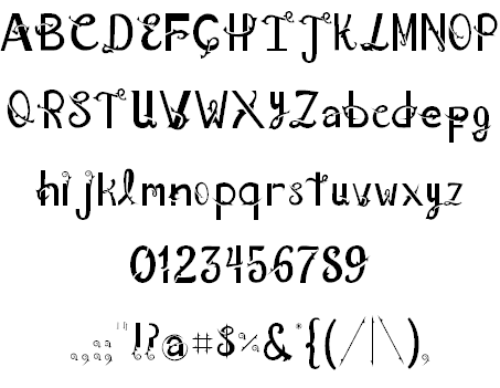 Luna thorn font插图1