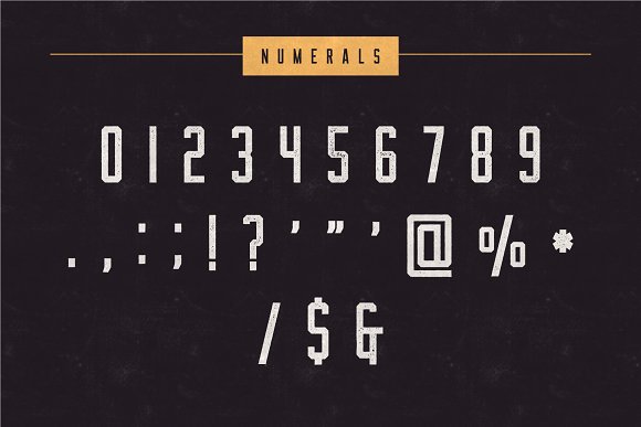 CM – The Farmer Font – Condensed Typeface插图3