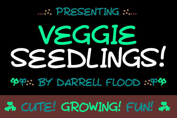 Veggie Seedlings font插图1 Veggie Seedlings font插图1