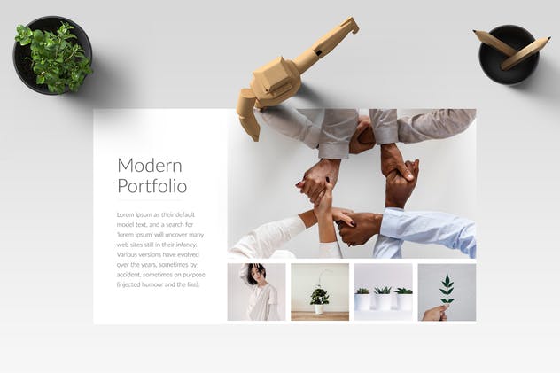 女性时尚品牌策划PPT幻灯片模板 BIMA Powerpoint Template插图(4)