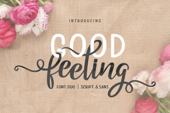 Good Feeling Duo Font插图