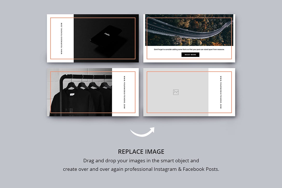 社交电商Facebook主页封面素材库精选广告模板v13 Facebook Ad Vol. 13插图(2)