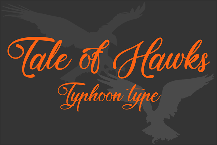 Tale of Hawks font插图