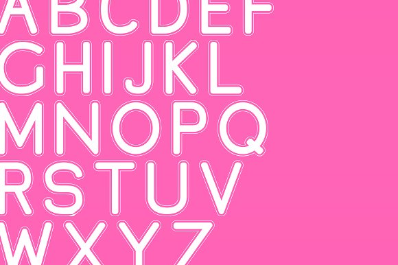 Chunky Monkey Font Duo插图4