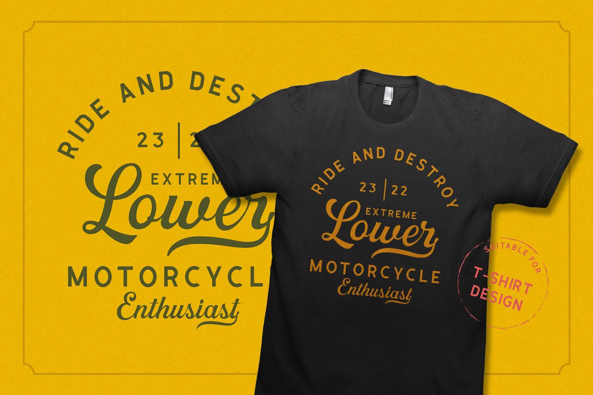 Greatly Font Duo + Logo Templates插图4